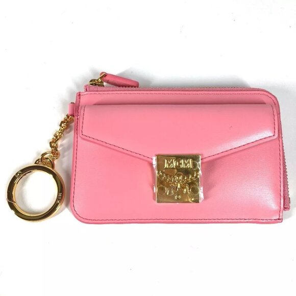 MCM Key ring with key holder logo Wallet Fragment Case coin purse Unused - Picture 3 of 15